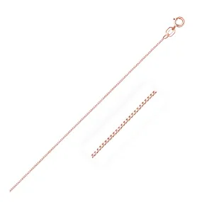 14k Rose Gold Classic Box Chain 0.6mm-rx44063-17