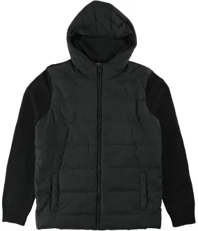 Alfani Mens Mixed Texture Quilted Jacket