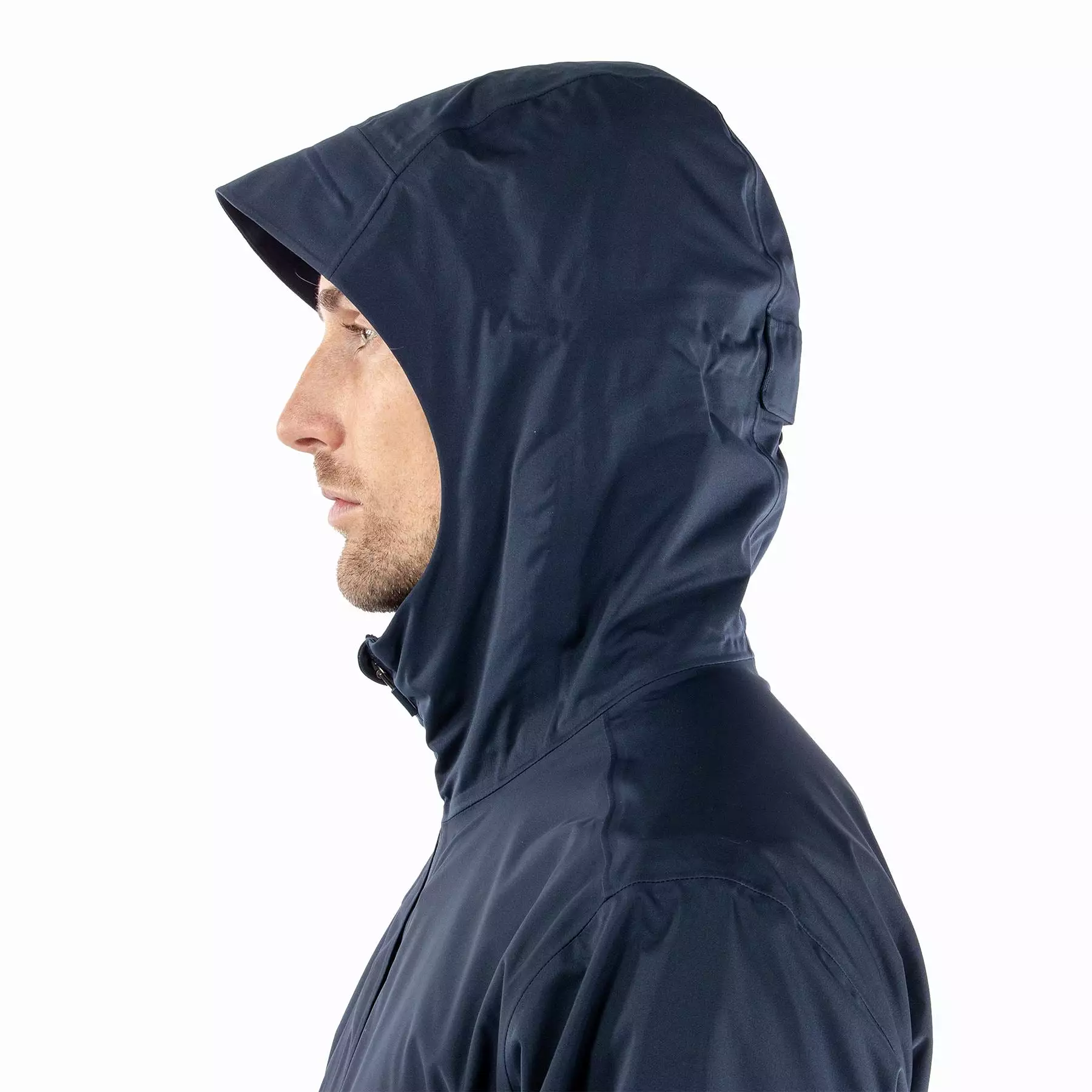 Amos Gore-Tex Full Zip Hooded Waterproof Jacket Navy - SS24