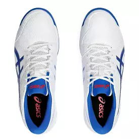 Asics Gel-Peake 2 White Tuna Blue Cricket Shoes 2024 MODEL