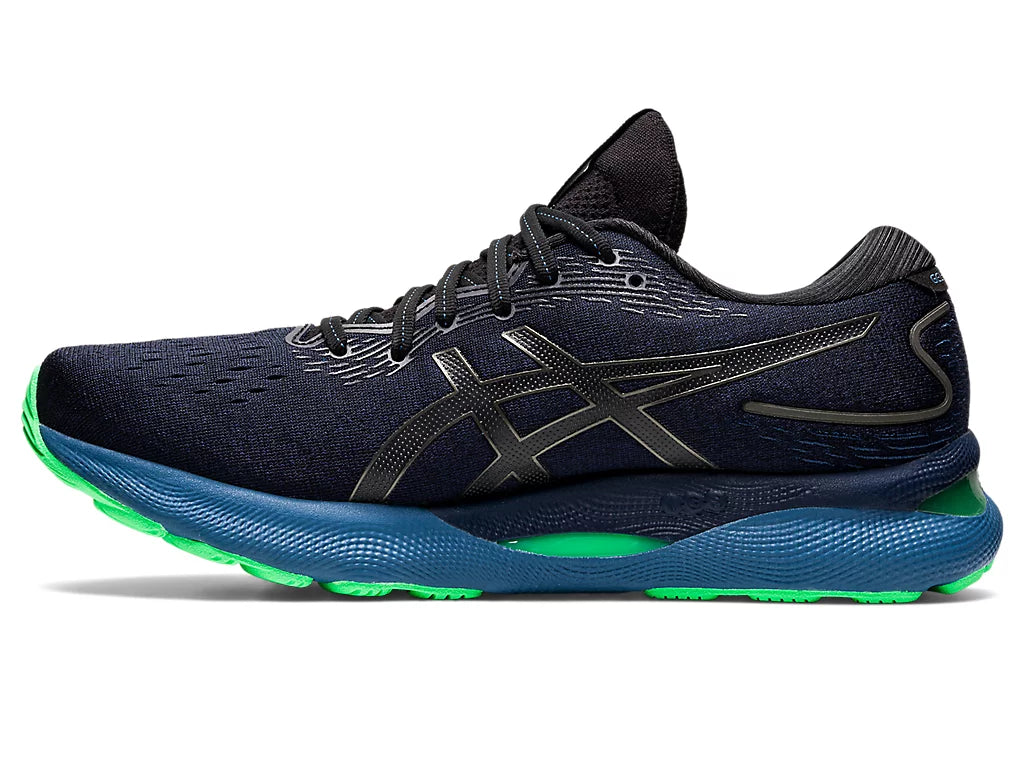 ASICS Men's GEL-NIMBUS 24 (Black/Gunmetal)