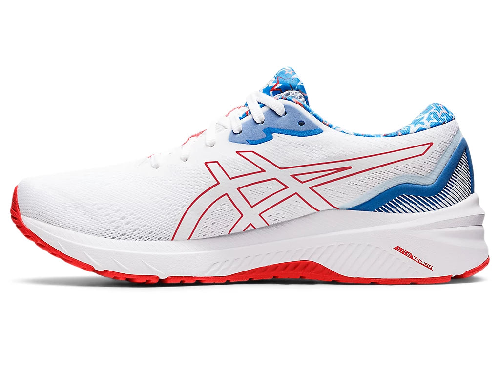 ASICS Men's GT-1000 11 (White/Electric Red)