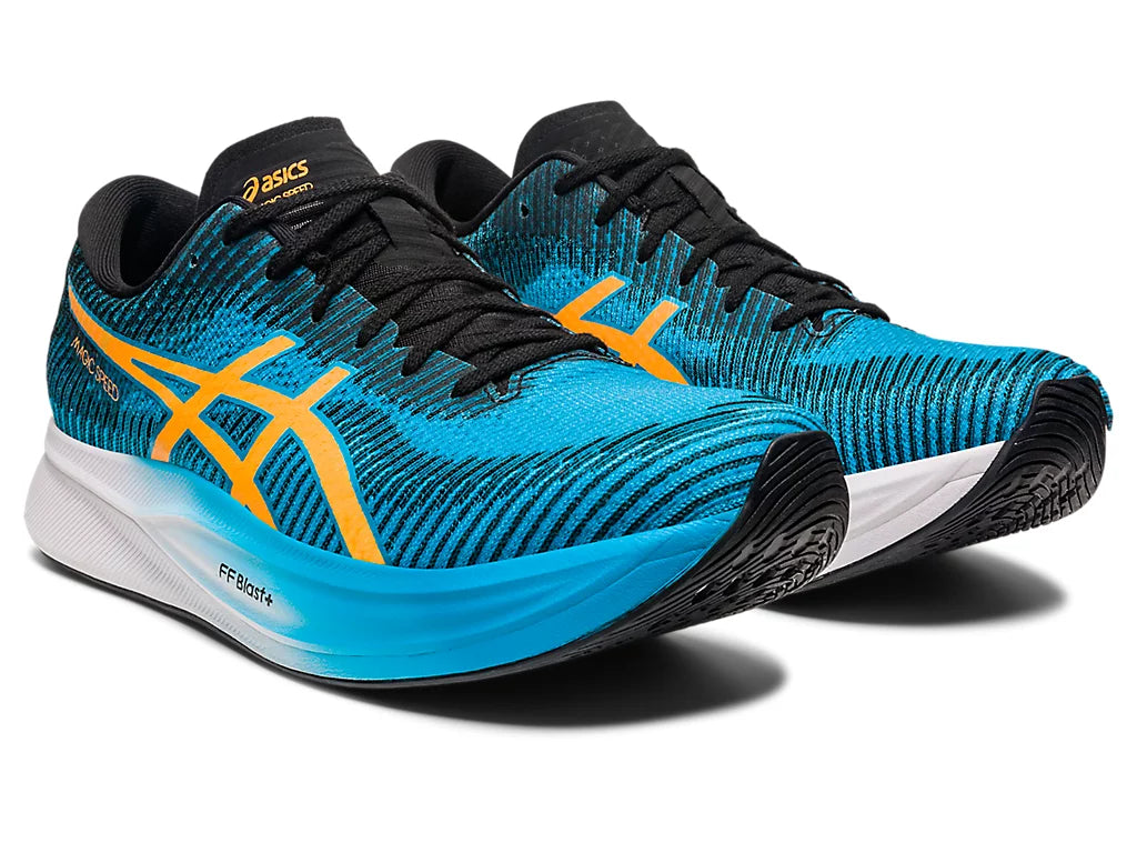 ASICS Men's MAGIC SPEED 2 (Island Blue/Orange Pop)