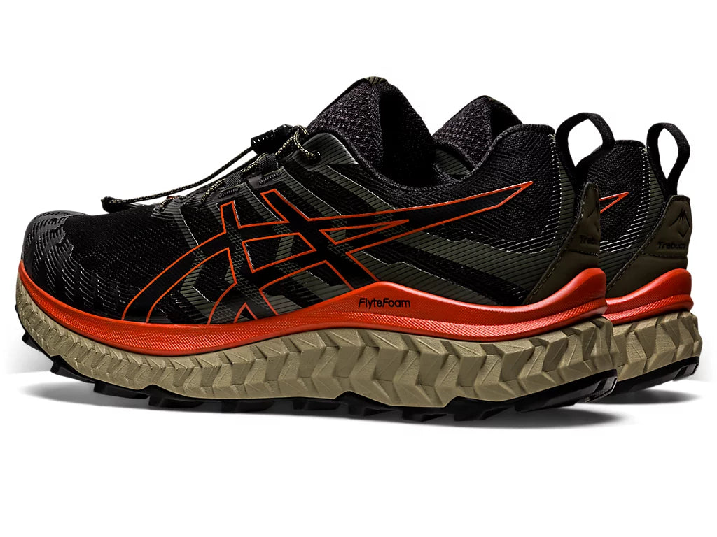 ASICS Men's TRABUCO MAX (Black/Cherry Tomato)