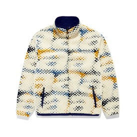 Awake NY Printed A Fleece Zip Jacket Multi