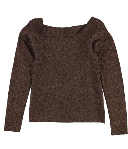 Bar Iii Womens Twisted Open-Back Knit Sweater