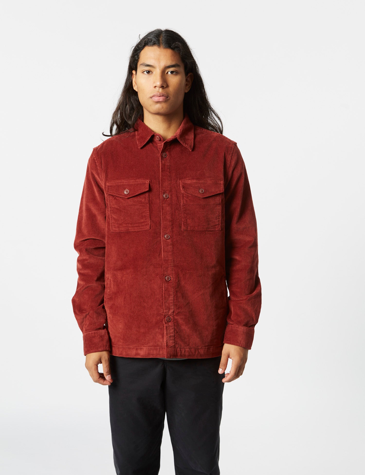 Barbour Shirt Jacket (Cord) - Russet Brown