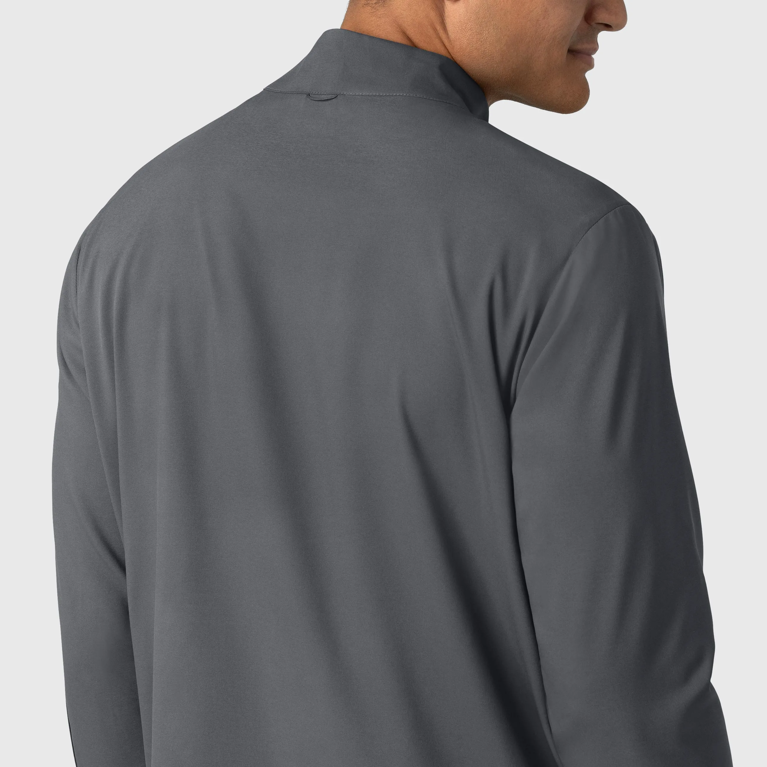 Boundless Men's Warm Up Scrub Jacket - Pewter