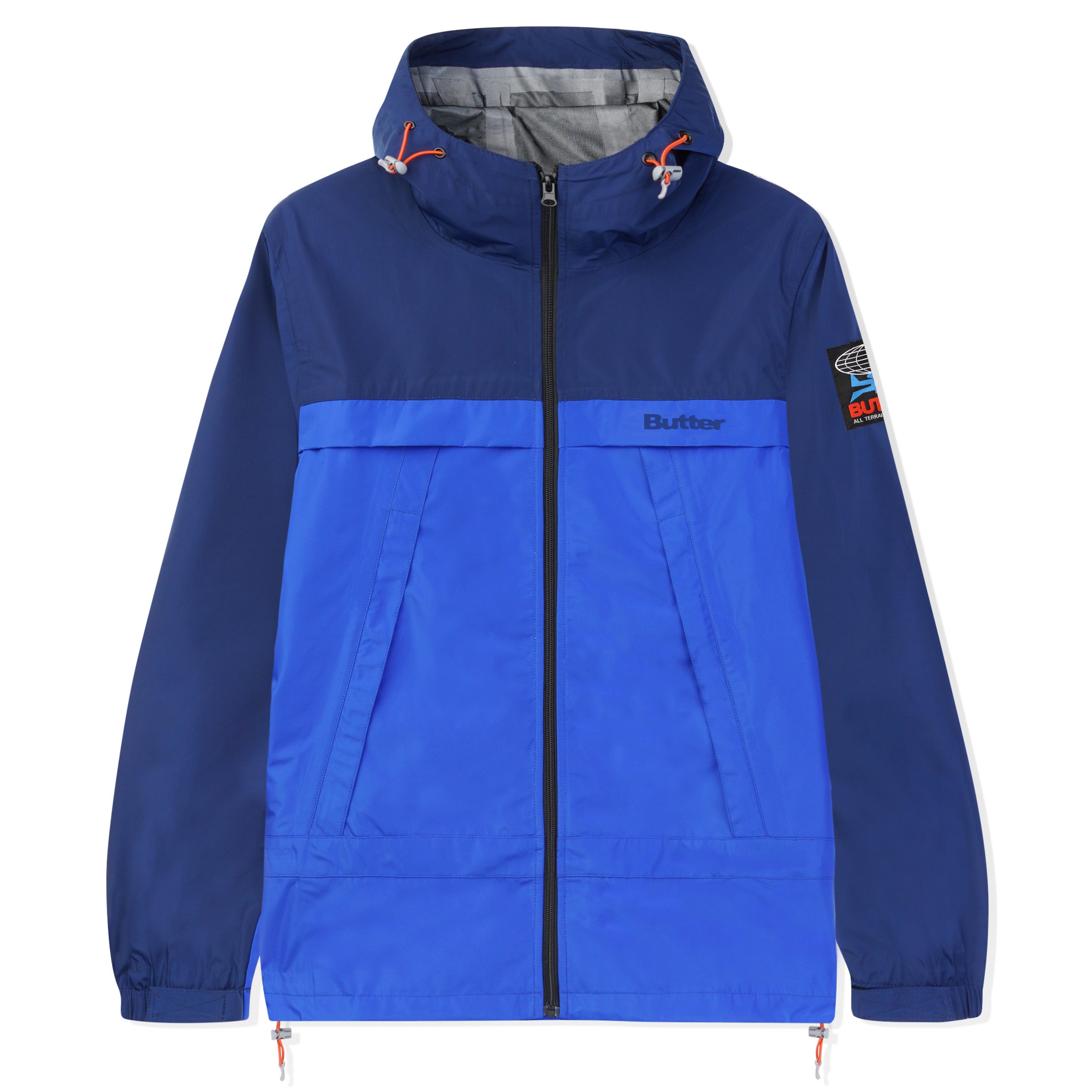 Butter Goods T-Rain Jacket Navy/Cobalt