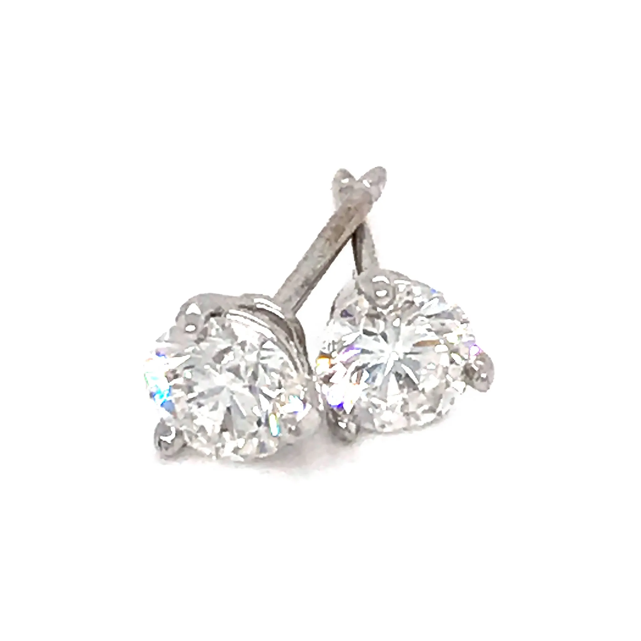 Classic Diamond Stud Earrings