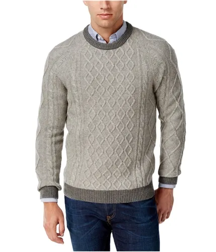 Club Room Mens Cable Knit Pullover Sweater, TW5