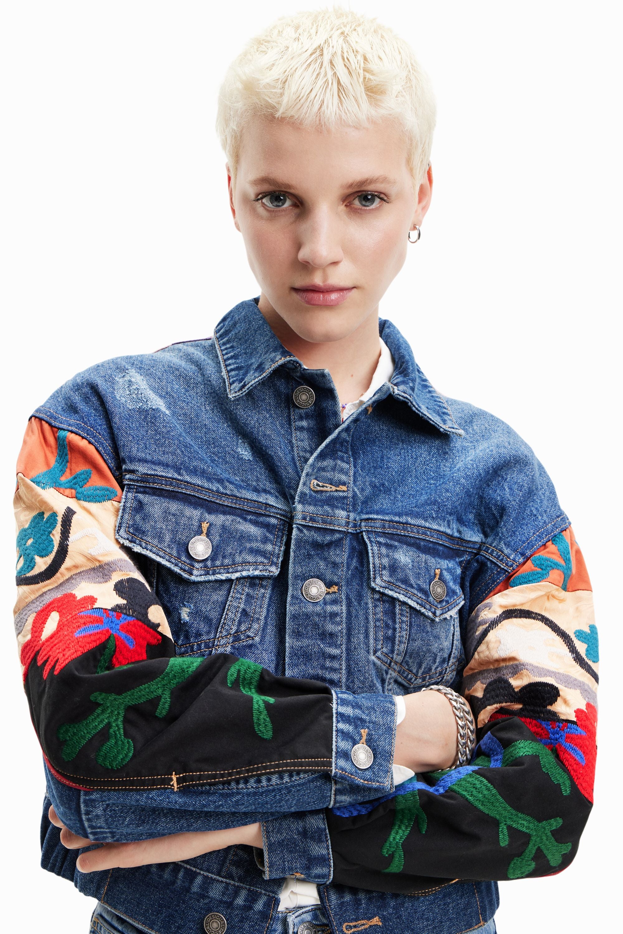 Desigual Sebastiana Crop Denim Jacket