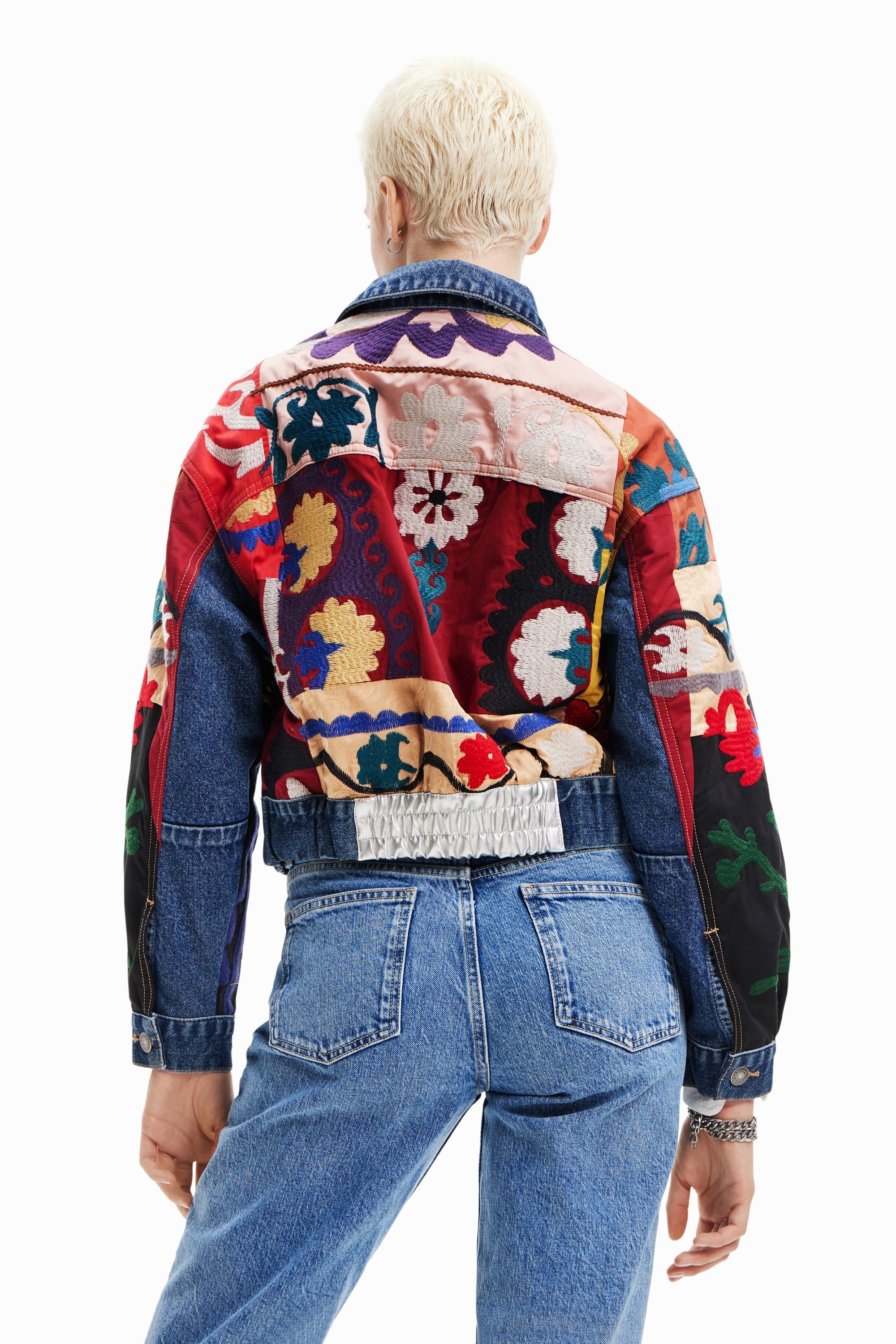 Desigual Sebastiana Crop Denim Jacket