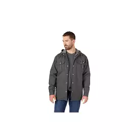 Dickies Fleece Hooded Duck Shirt Jacket Slate