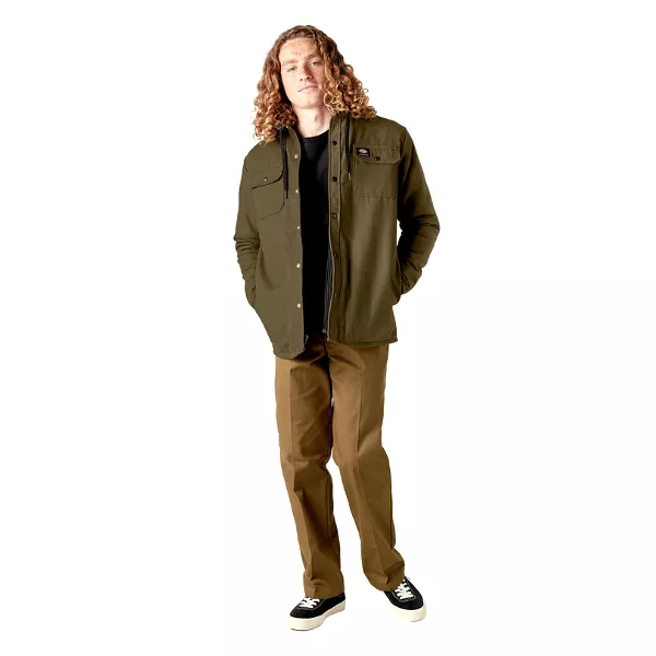 Dickies Skateboarding Duck Shirt Jacket - Dark Olive