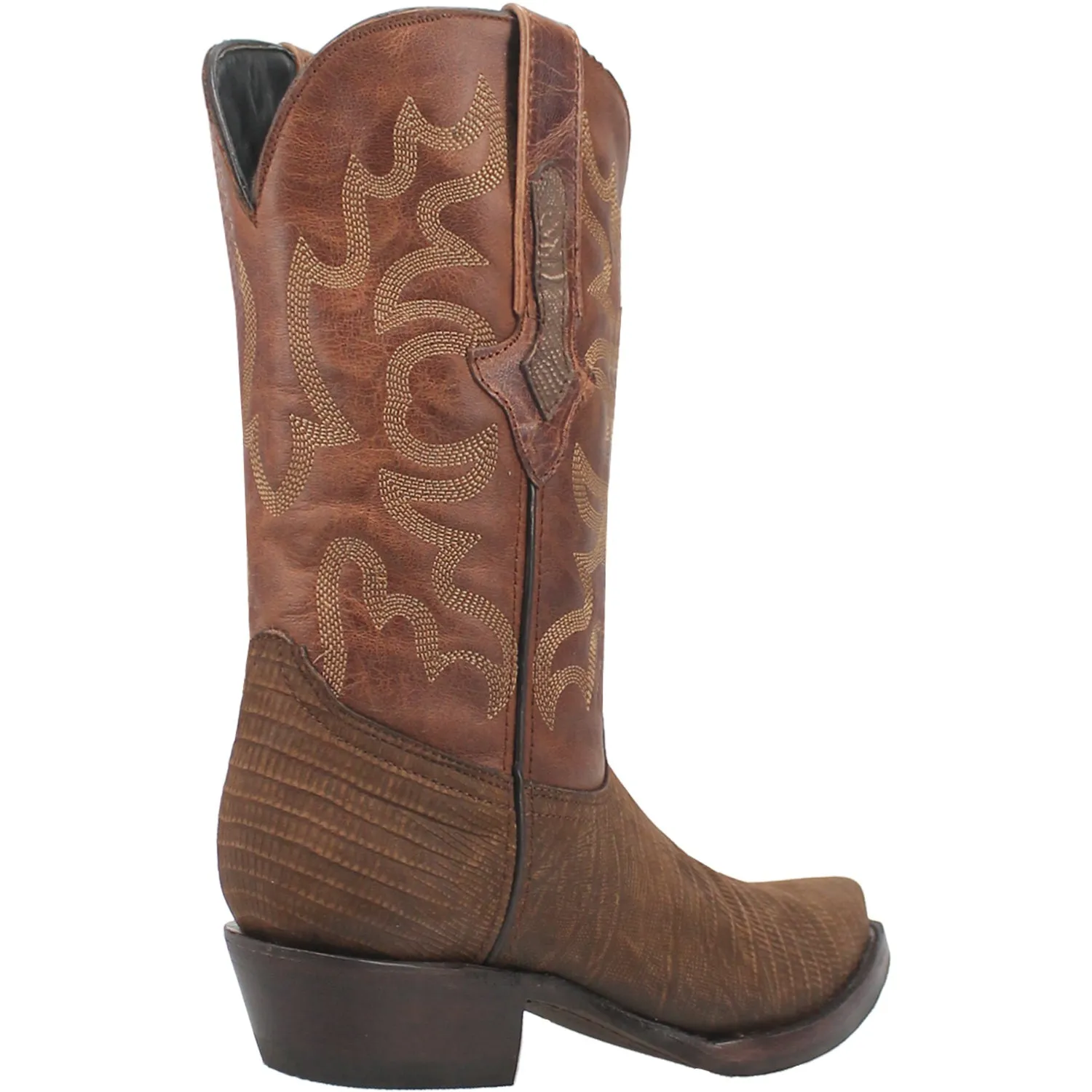 Dingo Mens The Duke Brown Leather Cowboy Boots