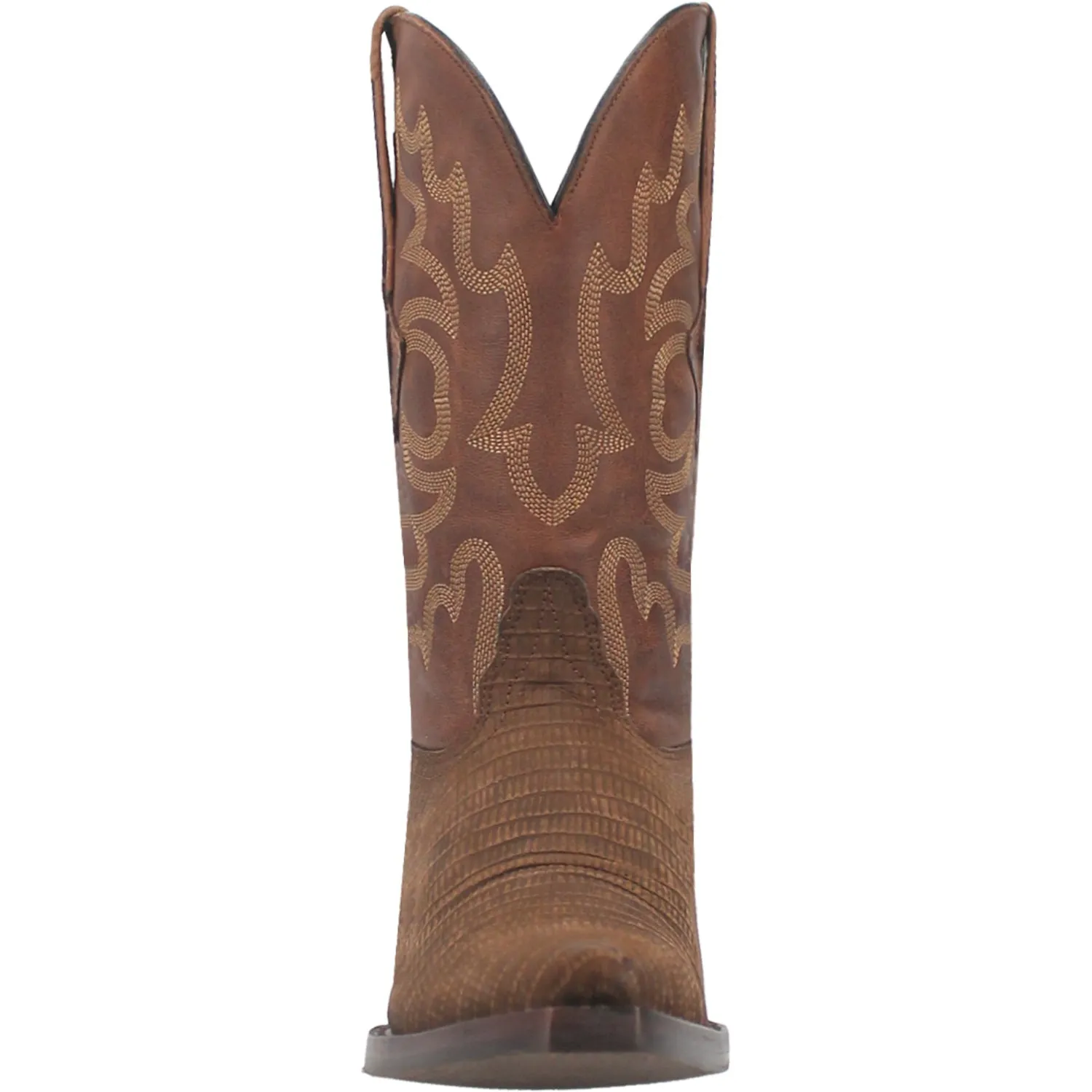 Dingo Mens The Duke Brown Leather Cowboy Boots