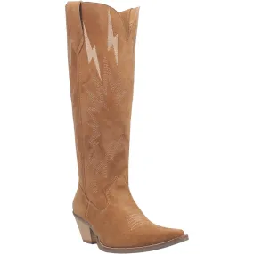 Dingo Womens Thunder Road Camel Suede Fashion Boots