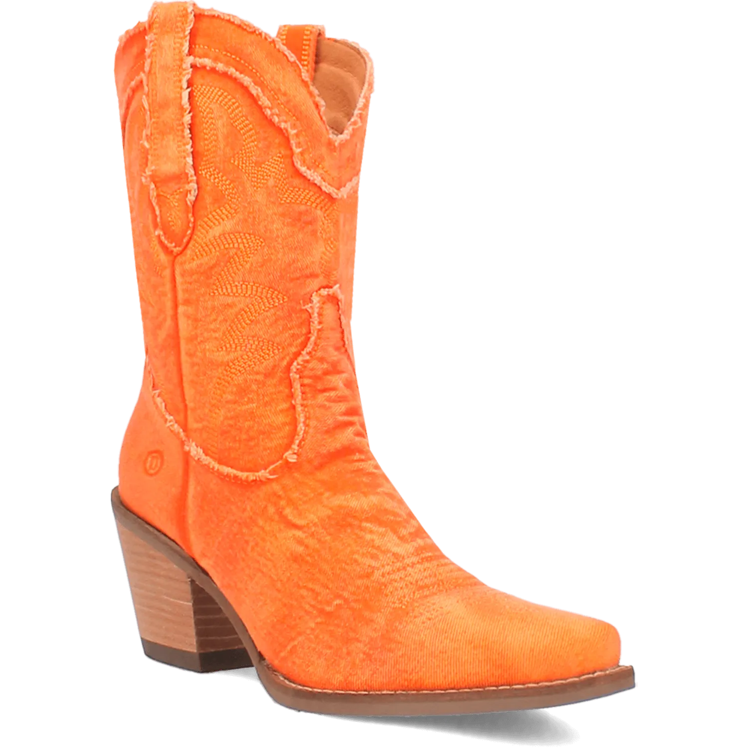 Dolly Orange Denim Dingo Boot (DS)