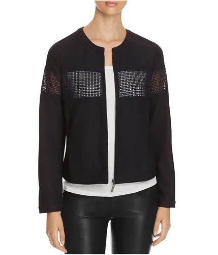 Finity Womens Mesh Paneled Bomber Jacket