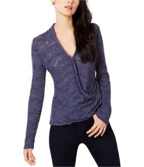 I-N-C Womens Burnout Pullover Sweater