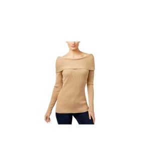 I-N-C Womens Metallic Pullover Sweater, TW6