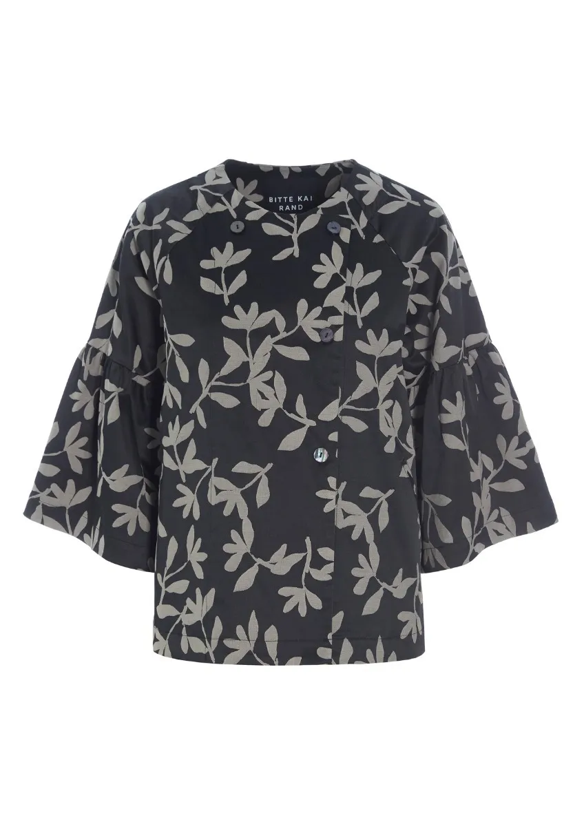 Ikebana jacquard jacket