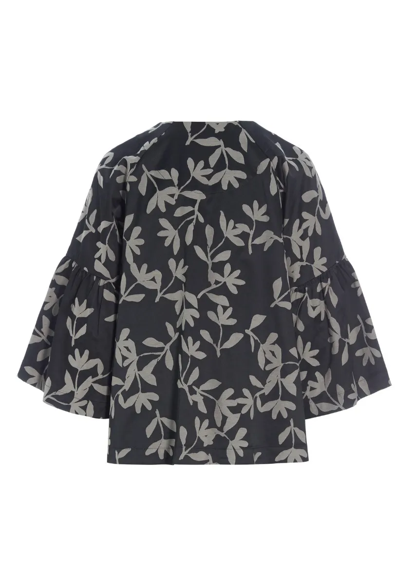 Ikebana jacquard jacket