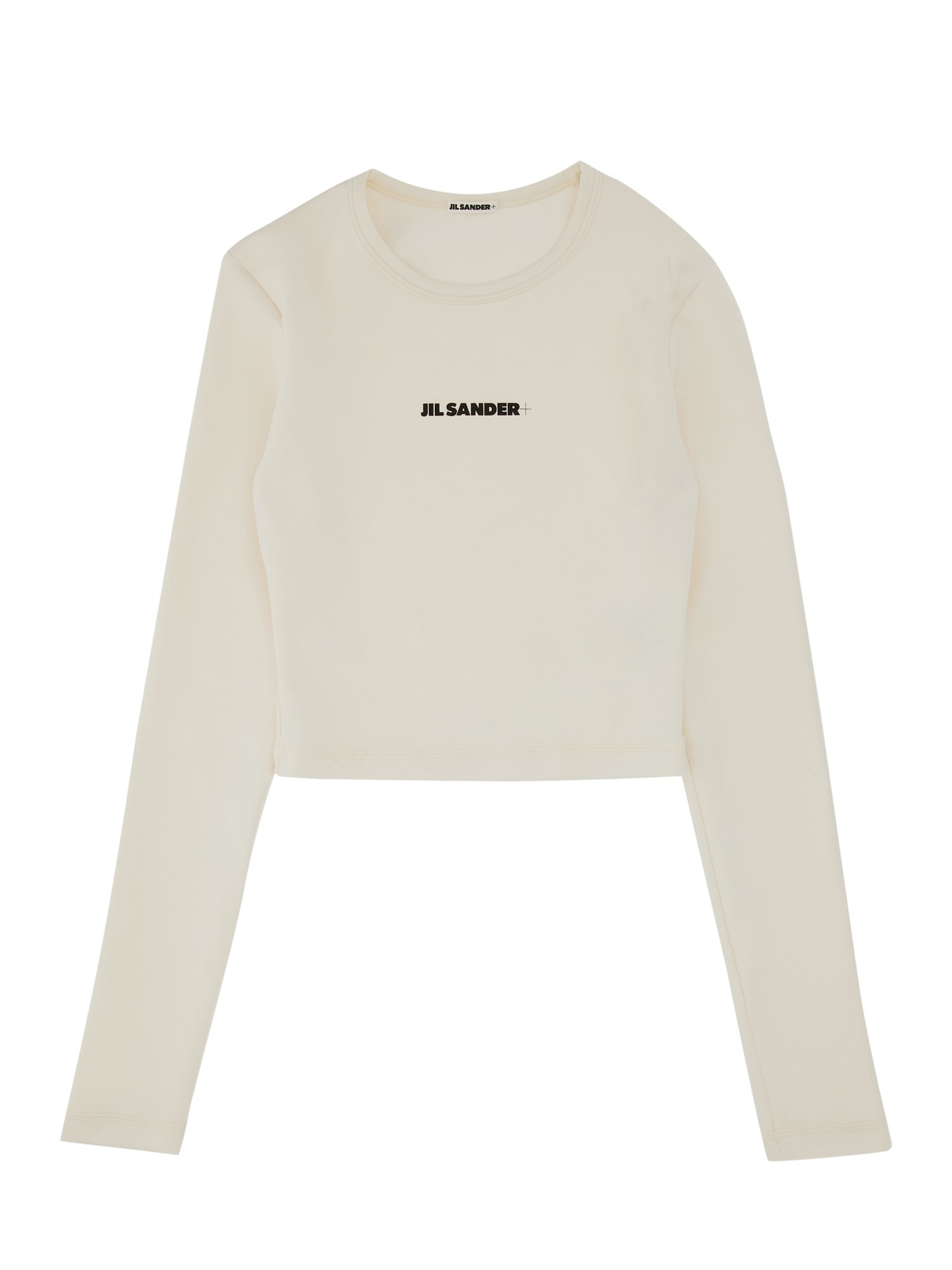 JIL SANDER    CROPPED SWIM TOP WITH LOGO