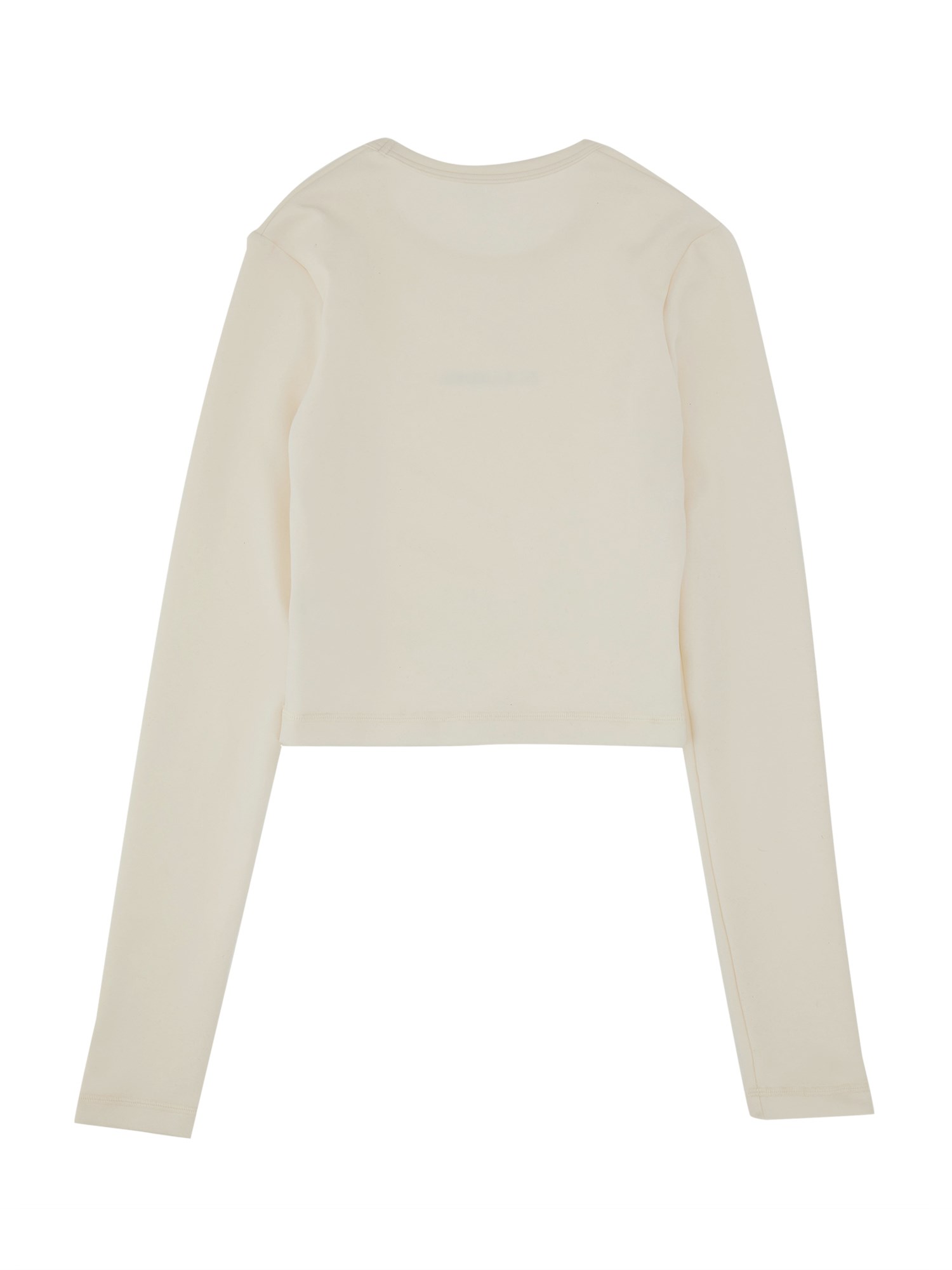 JIL SANDER    CROPPED SWIM TOP WITH LOGO