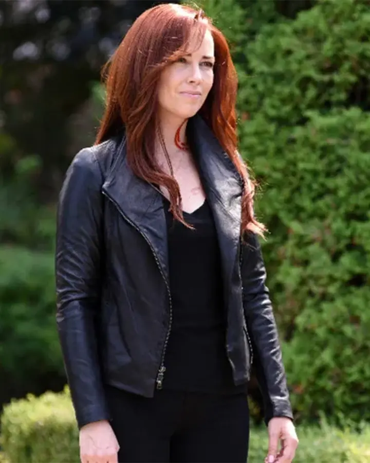 Jocelyn Fray Shadowhunters Black Leather Jacket - William Jacket