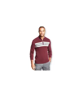 John Ashford Mens Chest Stripe Pullover Sweater, TW3