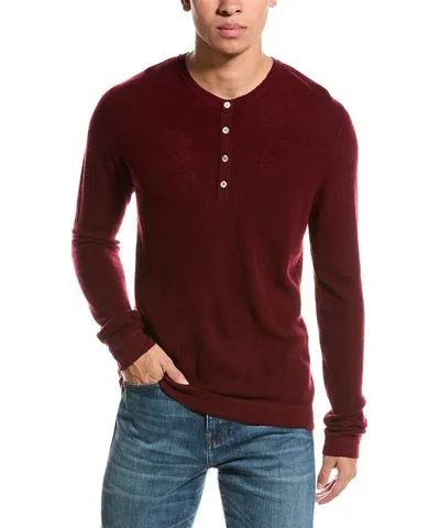 Kier + J Kier+J Wool & Cashmere-Blend Henley Sweater