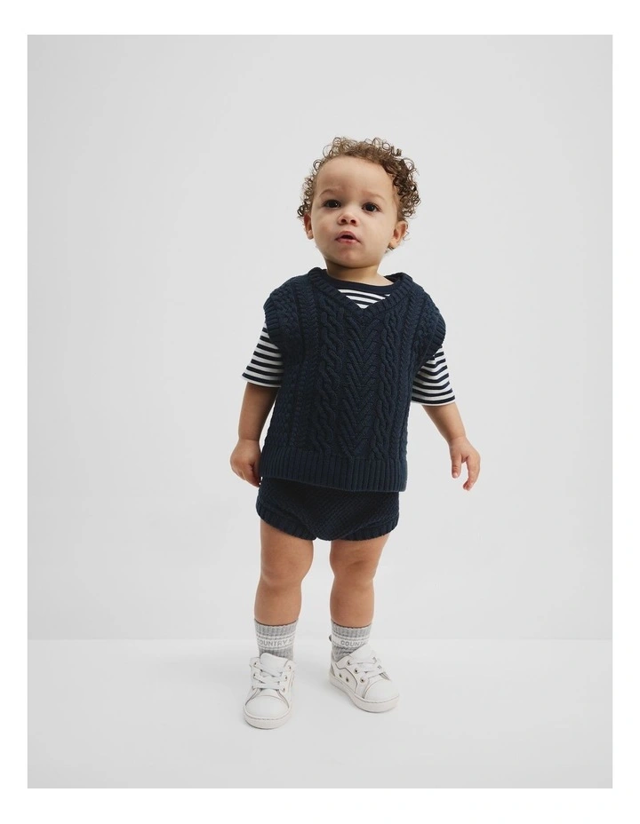 Knit Bloomer in Navy