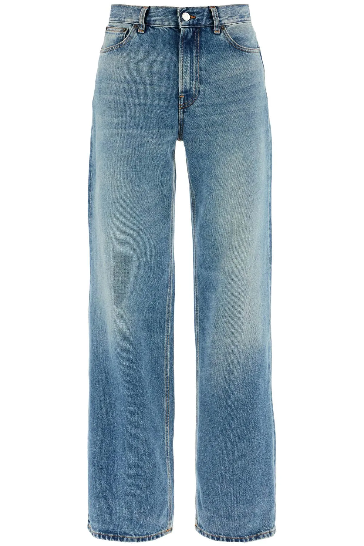 korean straight leg jeans HEW03185DF106 PIANO BLUE