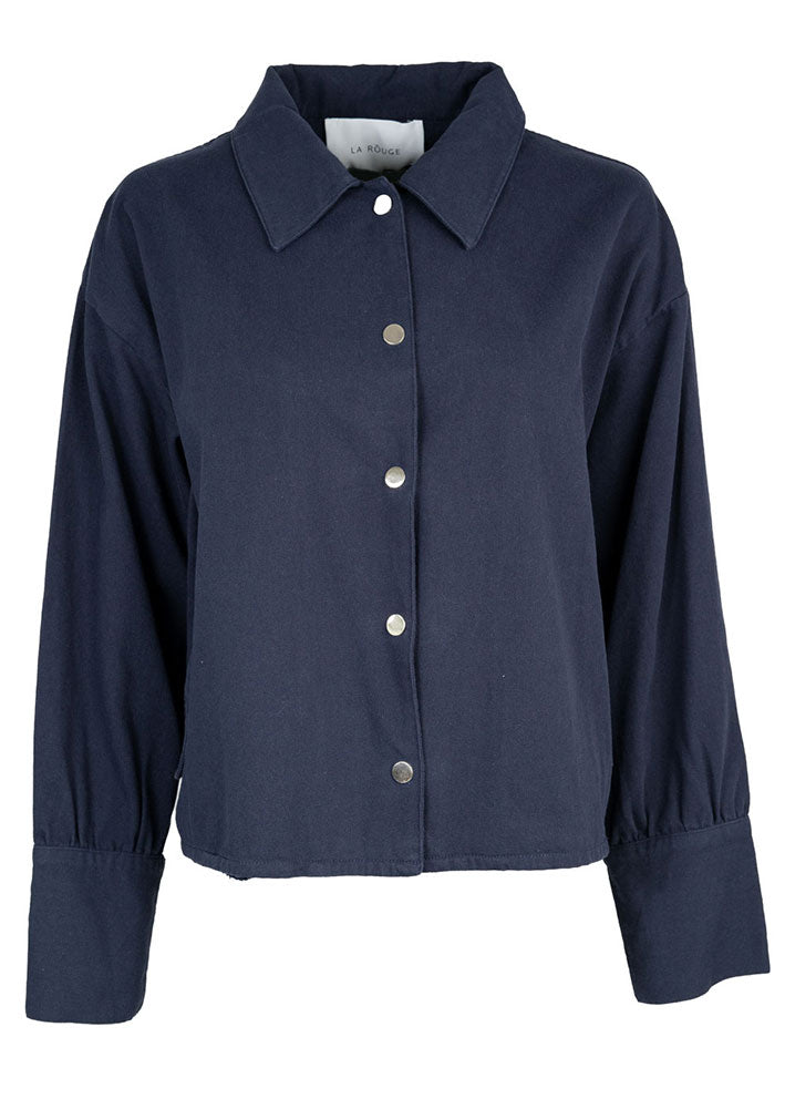 La Rouge Augusta Shirt Jacket - Navy