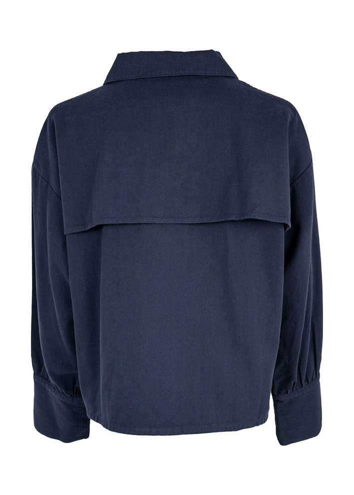 La Rouge Augusta Shirt Jacket - Navy