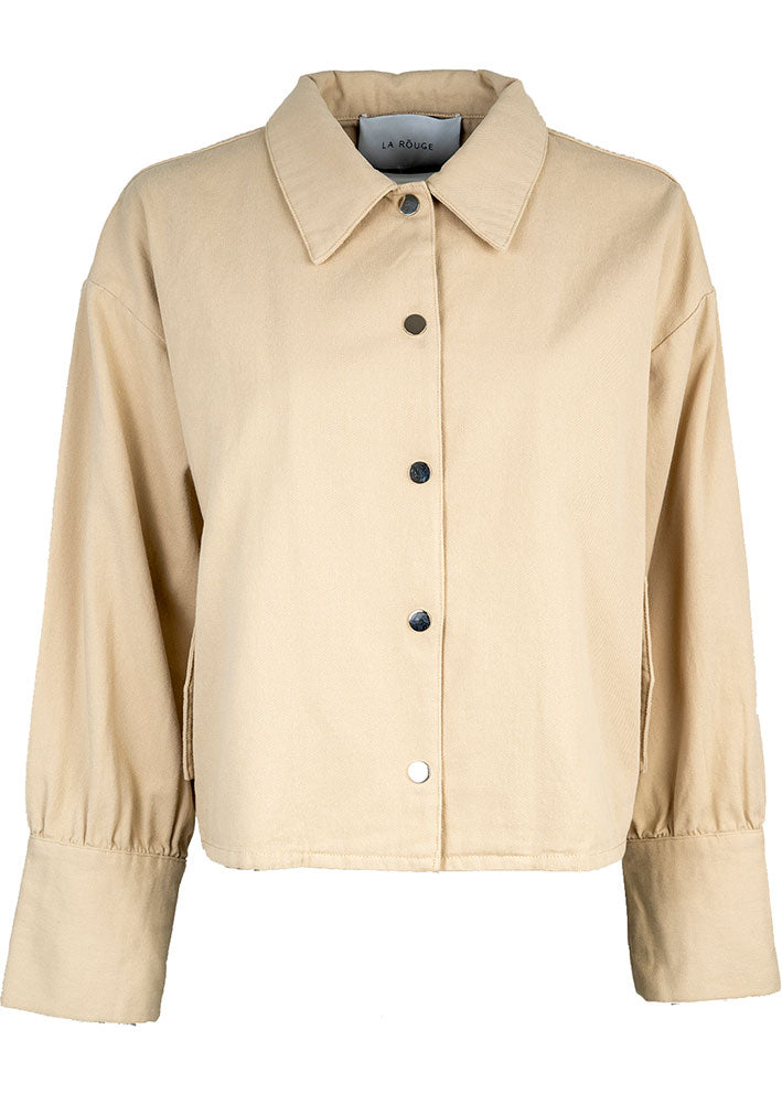 La Rouge Augusta Shirt Jacket - Off White