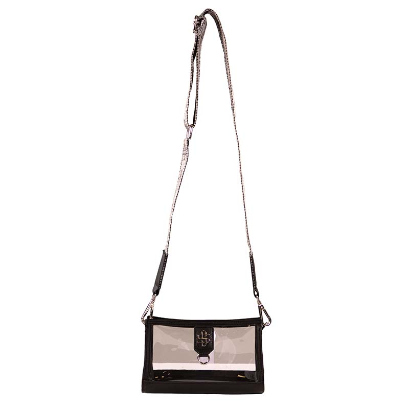 Leather Clear Crossbody Bag