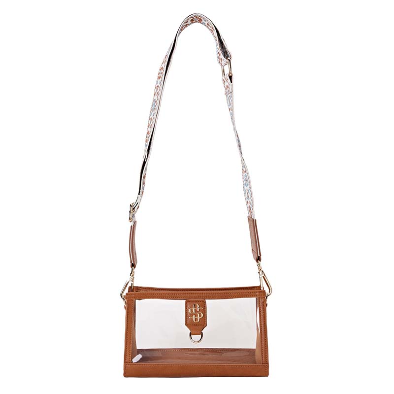 Leather Clear Crossbody Bag