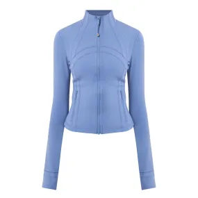 LULULEMON Define Cropped Zip-Up Jacket - Oasis Blue