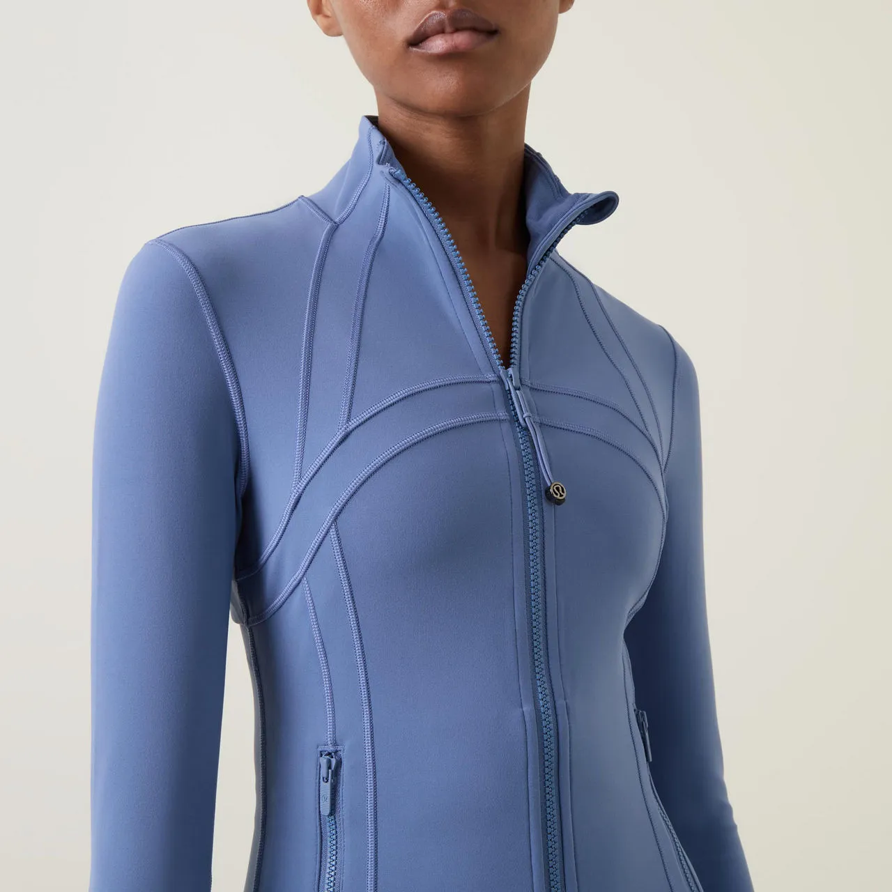 LULULEMON Define Cropped Zip-Up Jacket - Oasis Blue