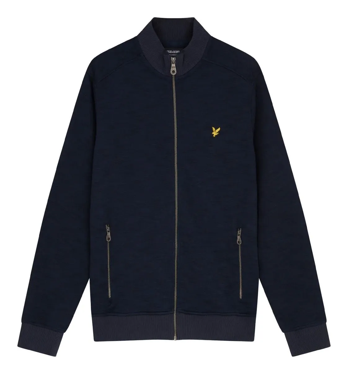 Lyle & Scott Slub Track Jacket Dark Navy