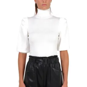 MAGLIA DOLCEVITA CROPPED, BIANCO