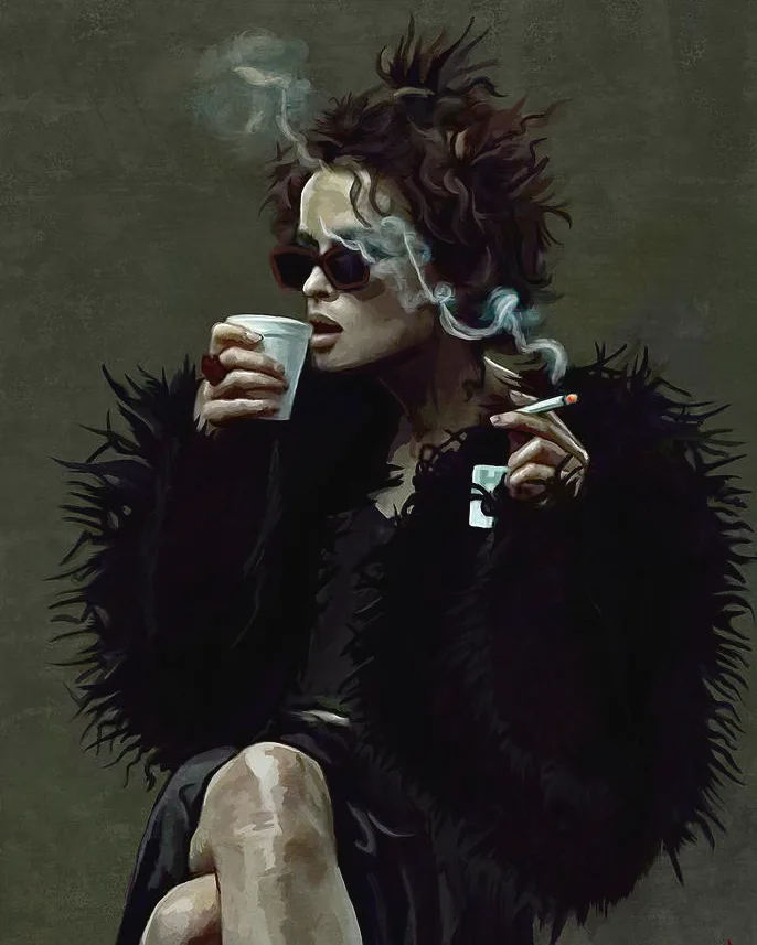 Marla Singer Fur Coat - Fight Club