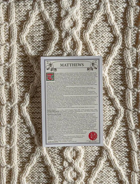 Matthews Clan Scarf