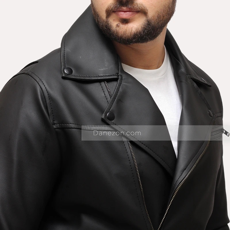 Mens Classic Black Leather Jacket | Mens Leather Jacket