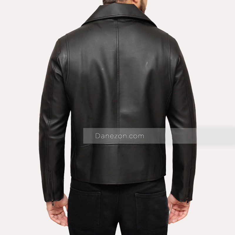 Mens Classic Black Leather Jacket | Mens Leather Jacket