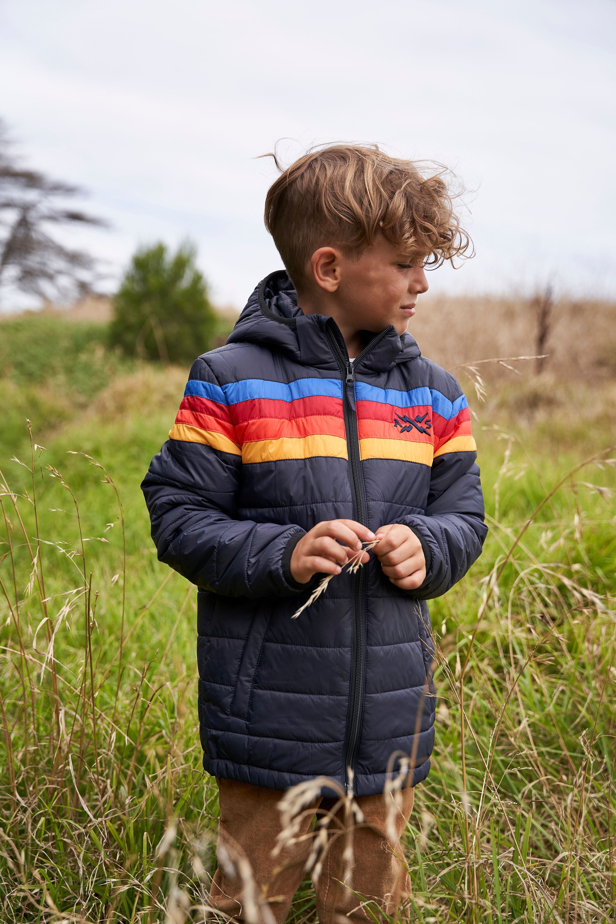 Mixtape Puffer Jacket Navy