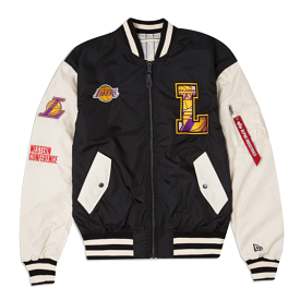 New Era x Alpha Industries MA-1 Bomber Jacket Los Angeles Lakers